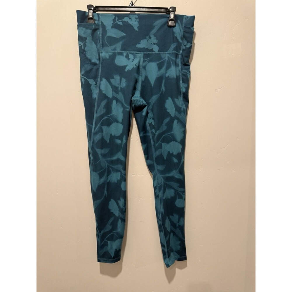 All in Motion Blue Floral Leggings XL